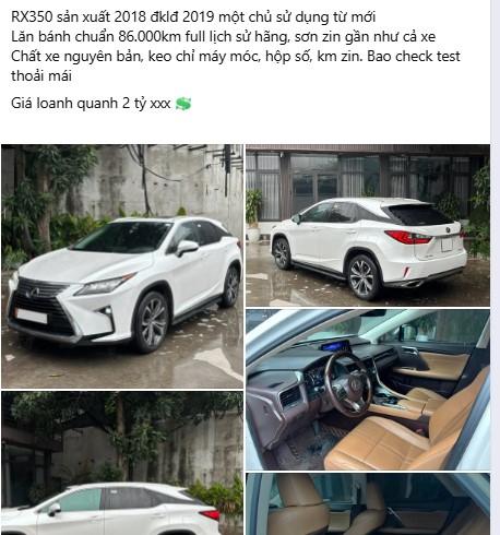 Lexus RX350 2018 – Lựa chọn SUV hạng sang cũ “giữ giá” đáng chú ý tại Việt Nam 615778