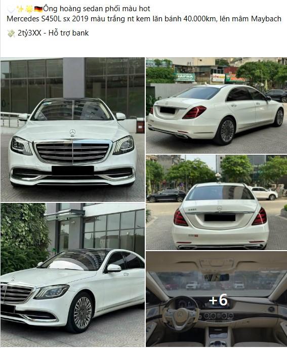 Mercedes-Benz S450L 2019 độ mâm Maybach lên sàn xe cũ sau 6 năm lăn bánh 617677