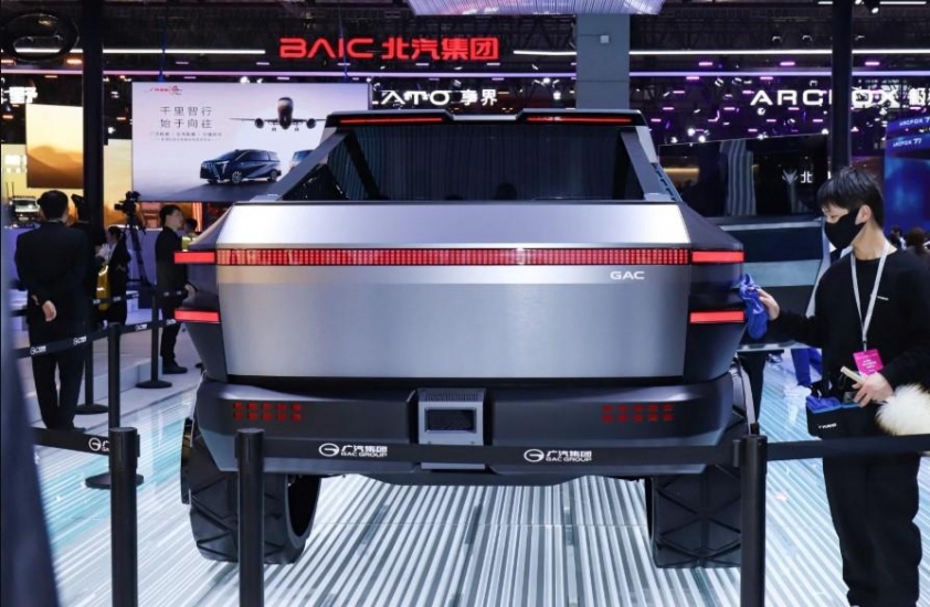 GAC Pickup 01 – Mẫu bán tải điện đậm chất tương lai, tham vọng đối đầu Tesla Cybertruck 637404