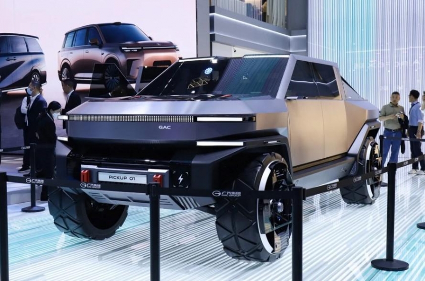 GAC Pickup 01 – Mẫu bán tải điện đậm chất tương lai, tham vọng đối đầu Tesla Cybertruck 637408