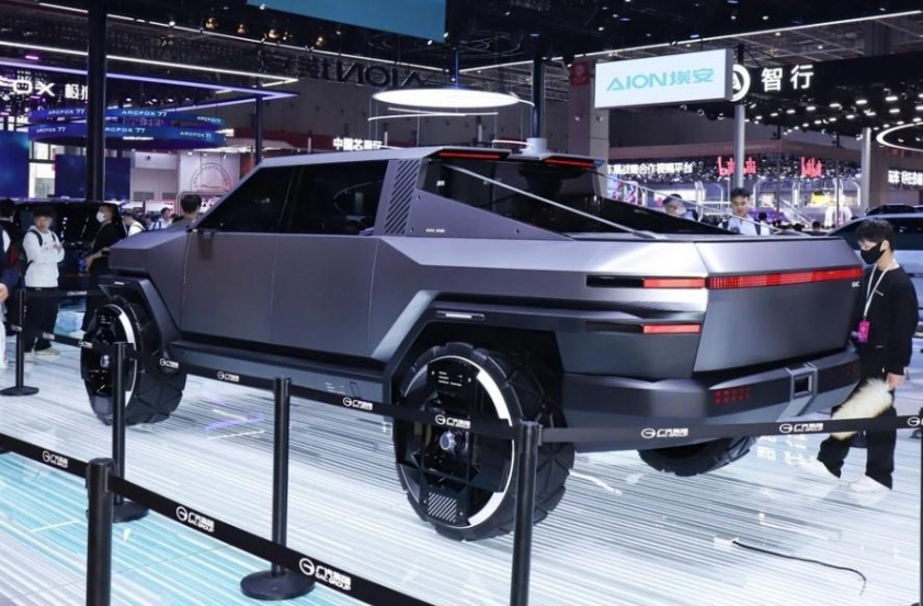 GAC Pickup 01 – Mẫu bán tải điện đậm chất tương lai, tham vọng đối đầu Tesla Cybertruck 637407