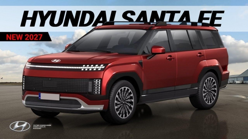 Hyundai Santa Fe 2027 lộ bản dựng với diện mạo bề thế, khác biệt với thế hệ hiện tại 704740