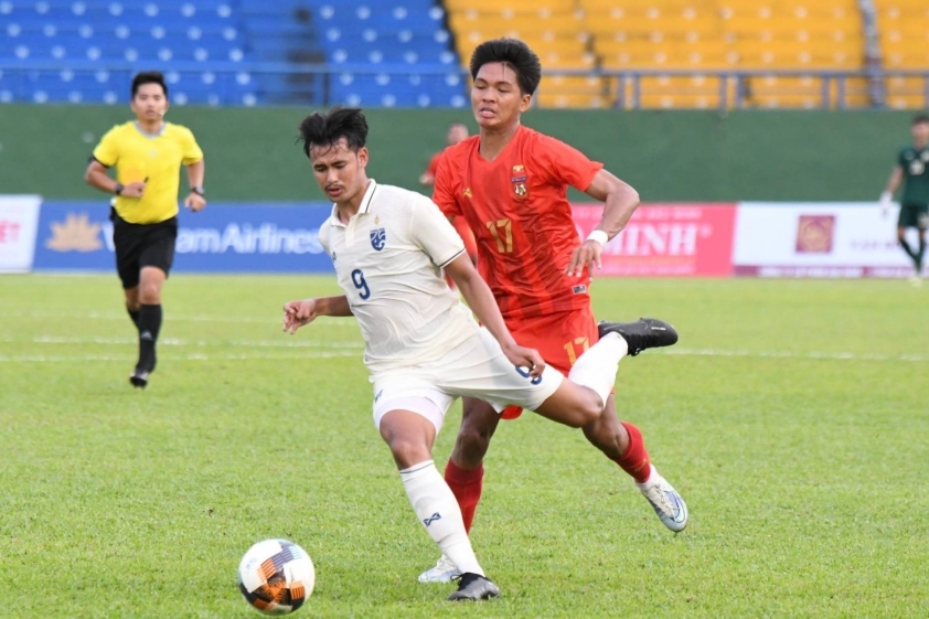 U19 Thái Lan đánh bại Myanmar với tỷ số 1-0 ở vòng bảng