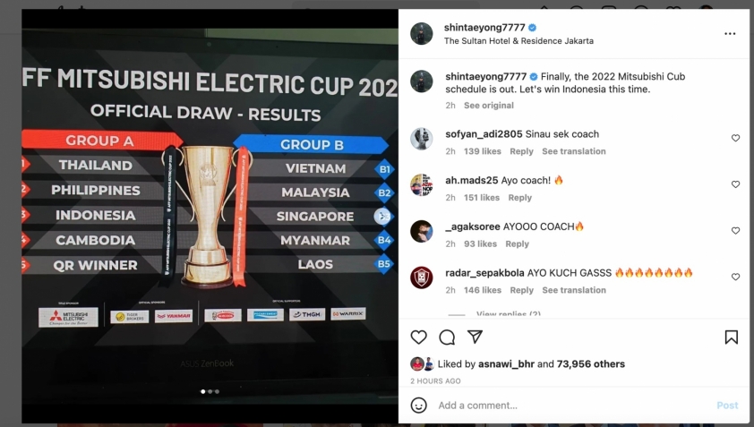 Không cùng bảng ĐT Việt Nam, HLV Indonesia tuyên bố vô địch AFF Cup 180214