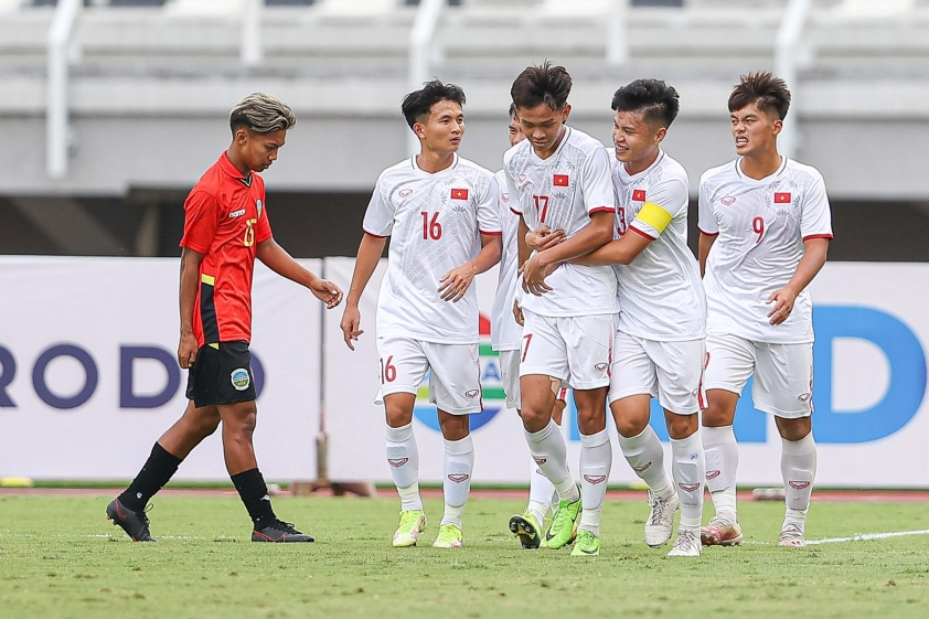 Hàng công của U20 Việt Nam đang chơi ấn tượng