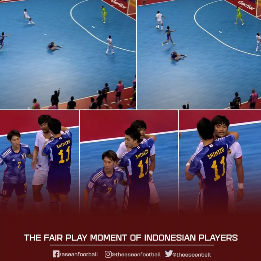 Dư luận Indonesia phẫn nộ với pha bóng fair play ở giải futsal châu Á 198469