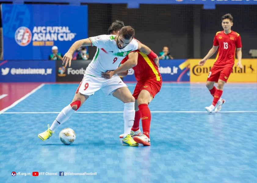 ĐT futsal Iran mới hủy diệt Việt Nam với tỷ số 8-1