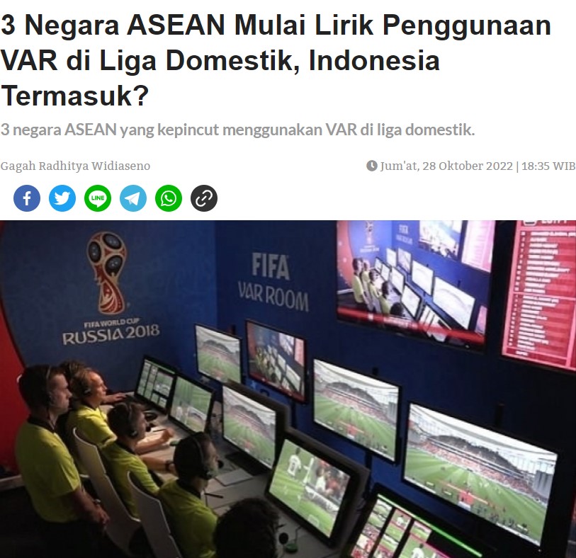 V-League sắp có VAR, Indonesia lập tức 'đứng ngồi không yên' 210509