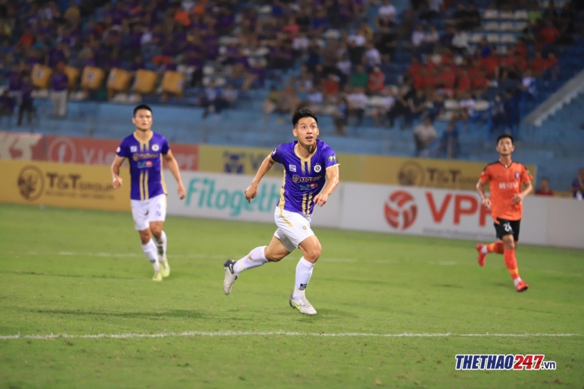 Hùng Dũng có bàn thắng đầu tiên tại V-League 2022
