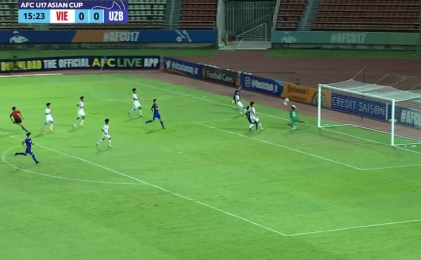 Trực tiếp U17 Việt Nam 0-0 U17 Uzbekistan: 'Rồng Vàng' lép vế 295540