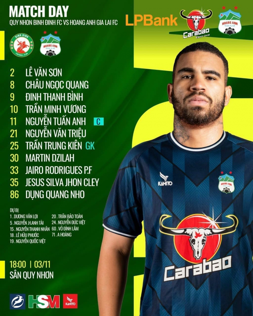 Trực tiếp Bình Định vs HAGL, 18h00 hôm nay 3/11 351223