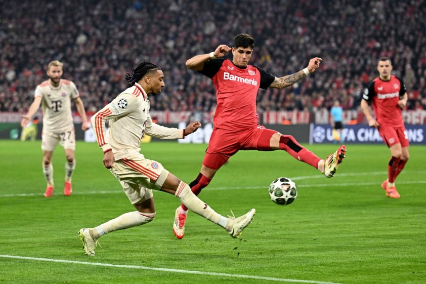 Bayern thắng đậm Leverkusen, đặt 1 chân vào tứ kết Champions League 600785