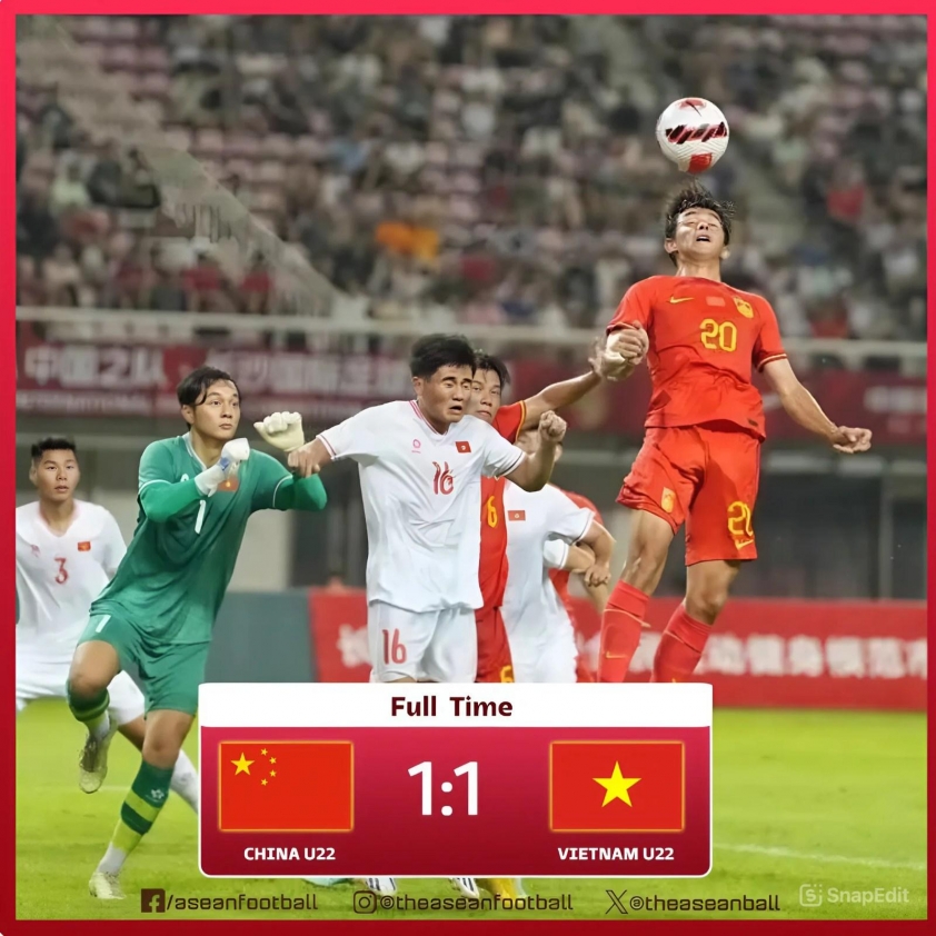 AFC thốt lên 1 điều khi U22 Việt Nam hòa đáng tiếc U22 Trung Quốc 610549