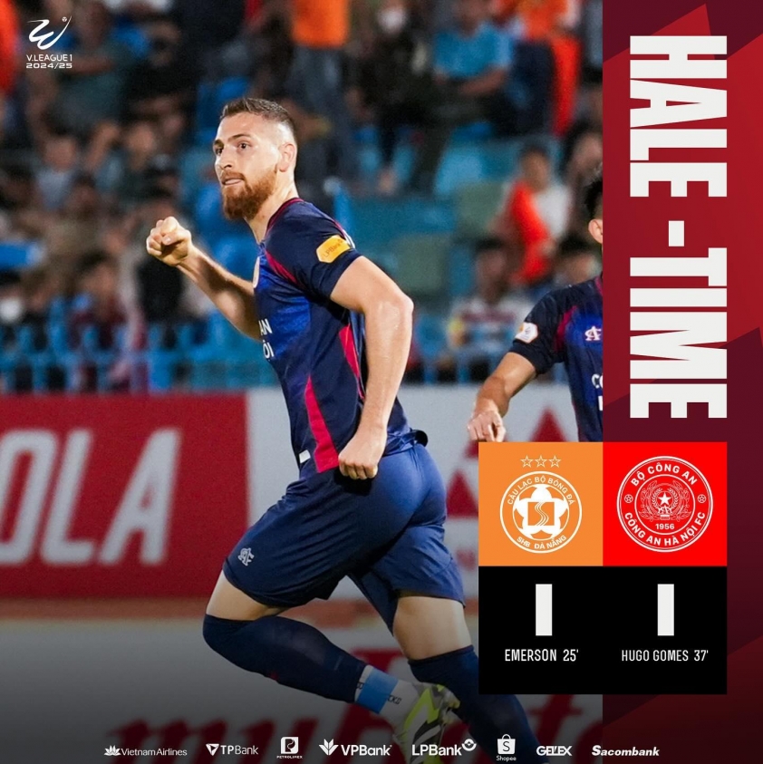 Trực tiếp Đà Nẵng 1-1 CAHN: Rượt đuổi hấp dẫn 616594