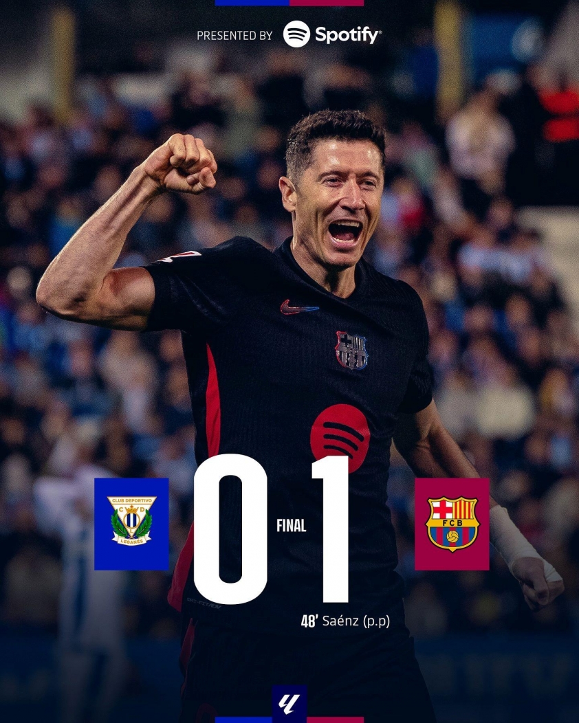 Thắng tối thiểu Leganes, Barcelona tiến gần tới chức vô địch La Liga 619509