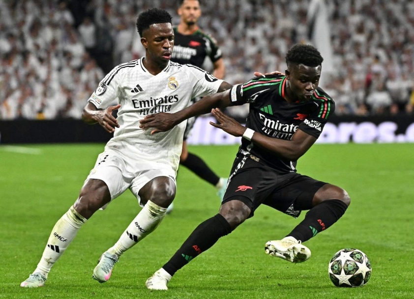 Vinicius đi vào lịch sử sau khi Real bị Arsenal loại ở C1 621452