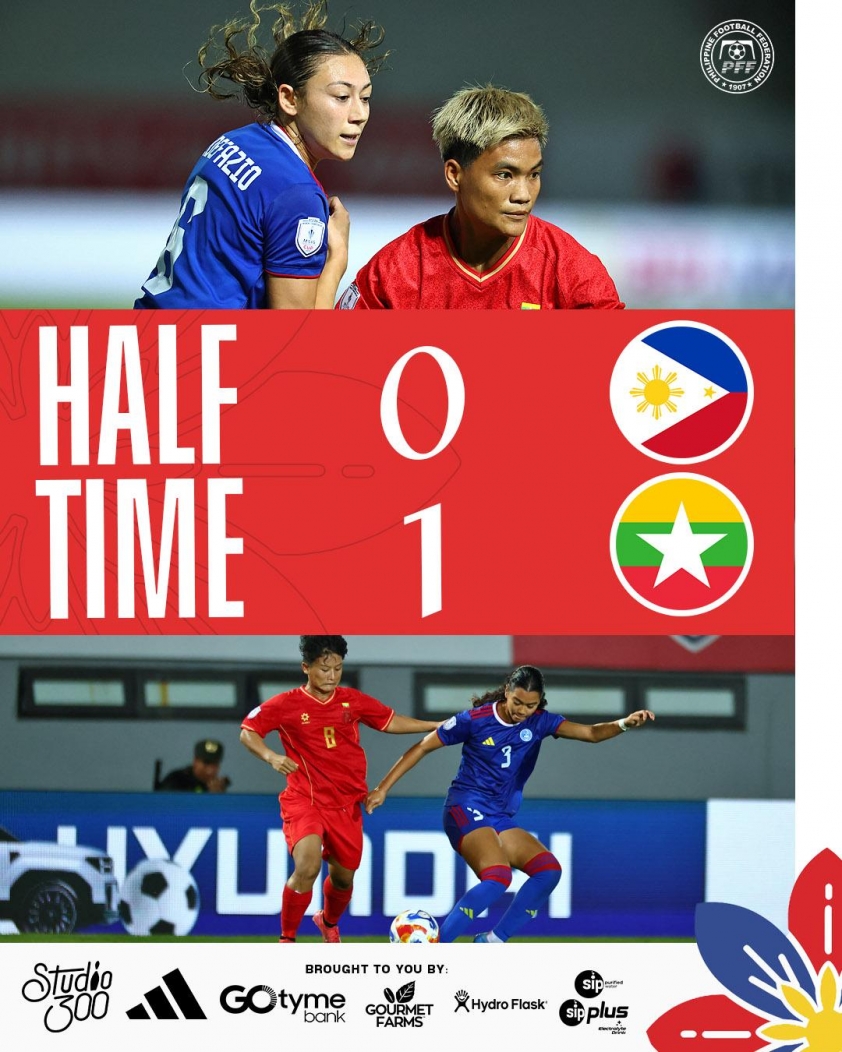 Trực tiếp nữ Philippines 0-1 nữ Myanmar: Khai thông bế tắc 684096
