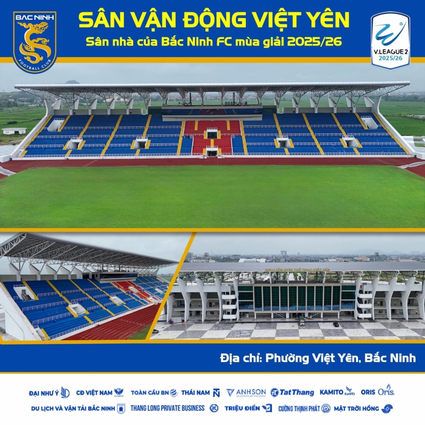Vừa lên hạng, 1 CLB Việt Nam lập tức đổi sân nhà 690620