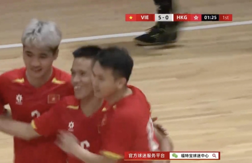 Trực tiếp futsal Việt Nam 5-0 Hồng Kông: Vỡ trận 708104