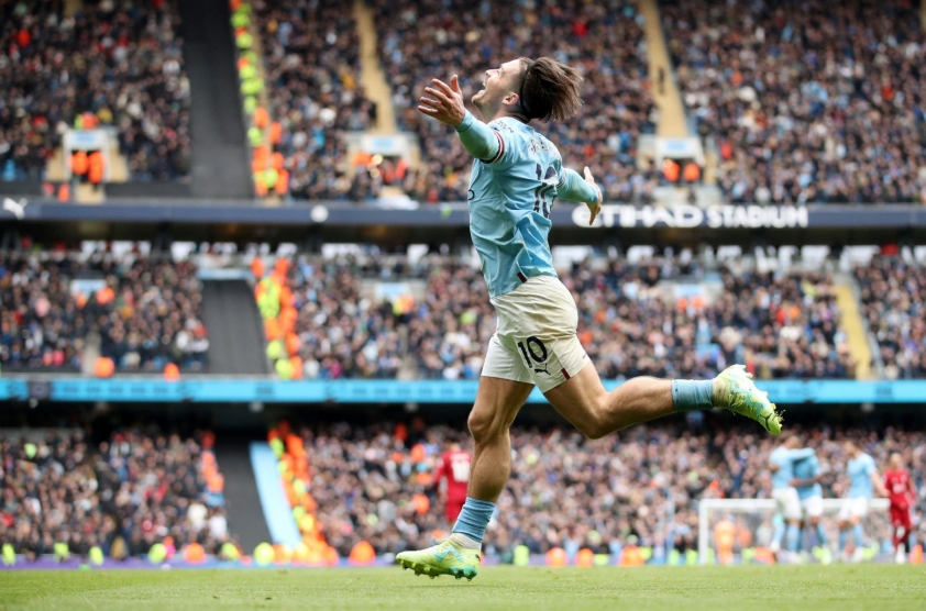 Man City tưng bừng trên sân nhà. Ảnh: GETTY.