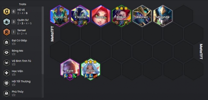 Hướng dẫn chơi đội hình Hộ Vệ - Quân Sư reroll tại ĐTCL mùa 15 672445