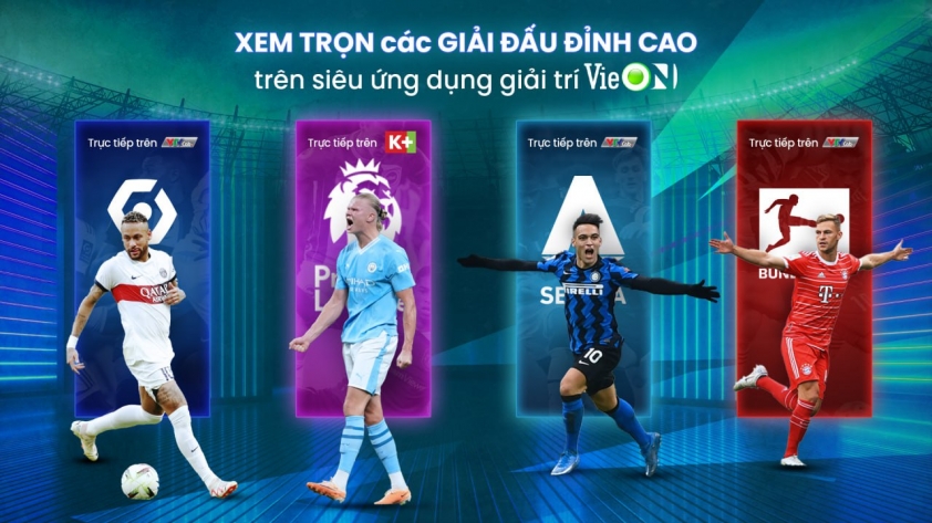 VieON phát sóng giải Ngoại Hạng Anh 2023/24: Bùng nổ trận cầu đỉnh cao 312345