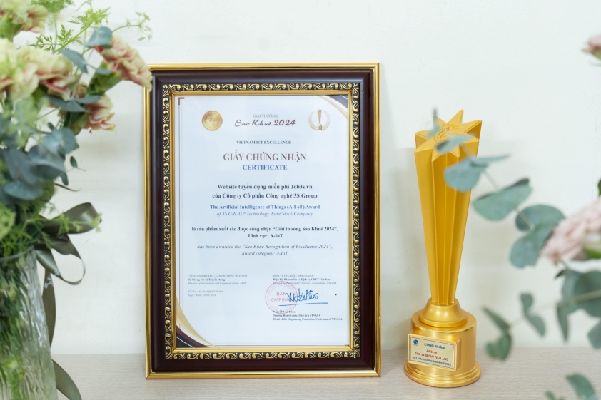 Job3s.vn lọt Top 10 thương hiệu bền vững quốc gia - Trái ngọt trên hành trình tiên phong ứng dụng AI thông minh vào nền tảng 463547