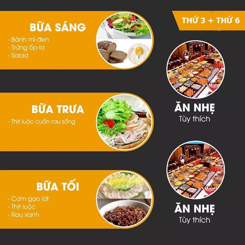 Thực đơn giảm cân ngon miệng hiệu quả tức thì trong 7 ngày