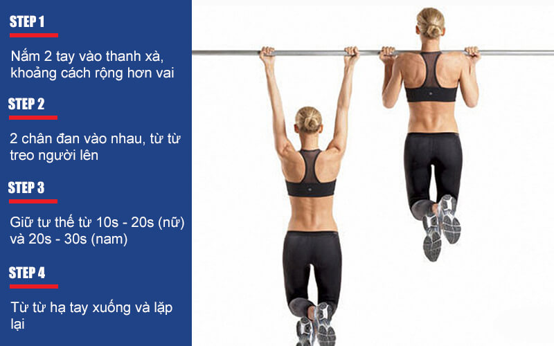 bài tập tăng chiều cao xà đơn