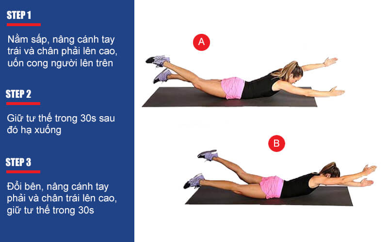 bài tập tăng chiều bơi cạn