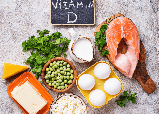 thực phẩm tăng chiều cao giàu vitamin d