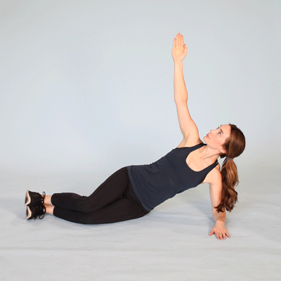 Side plank dips