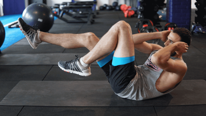 Bicycle Crunch