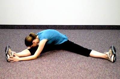 Foam Roller Toe Touch