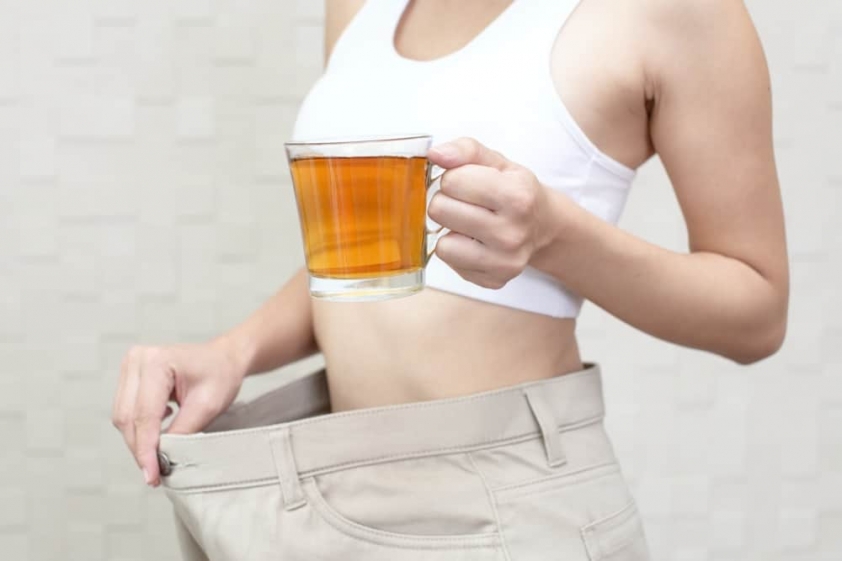 Detox trà xanh giảm cân