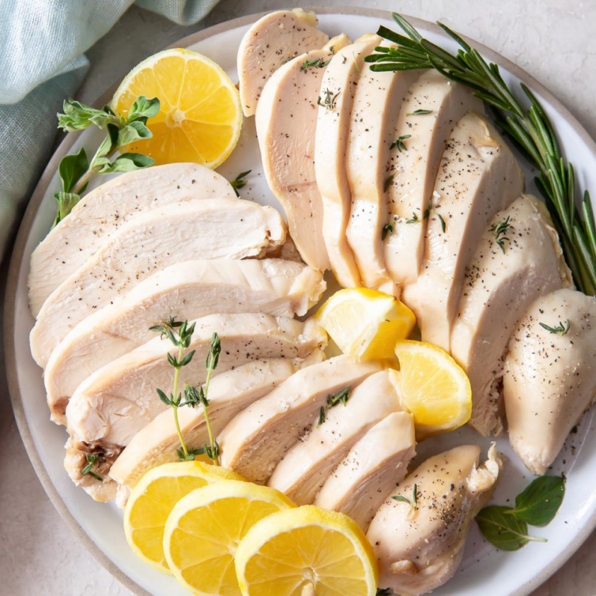 thực đơn giảm cân với ức gà