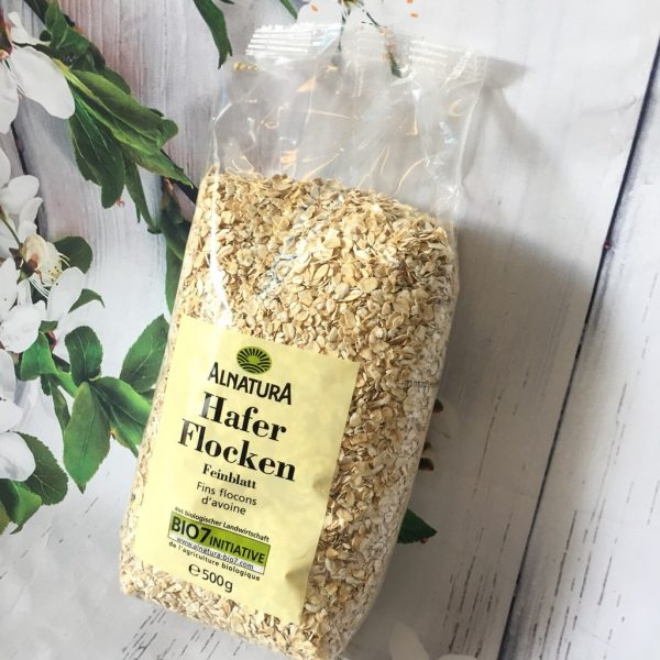 Yến mạch giảm cân cán dẹt Alnatura Hafer Flocken