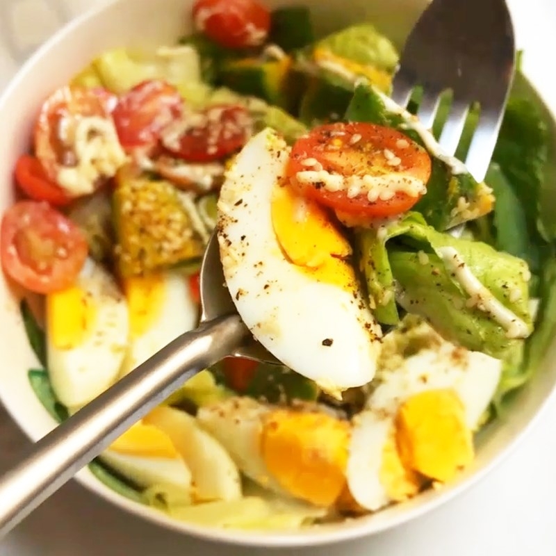 Cách làm salad giảm cân với sữa chua