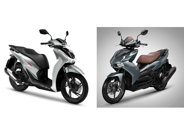 So sánh Sh 125 và Air Blade