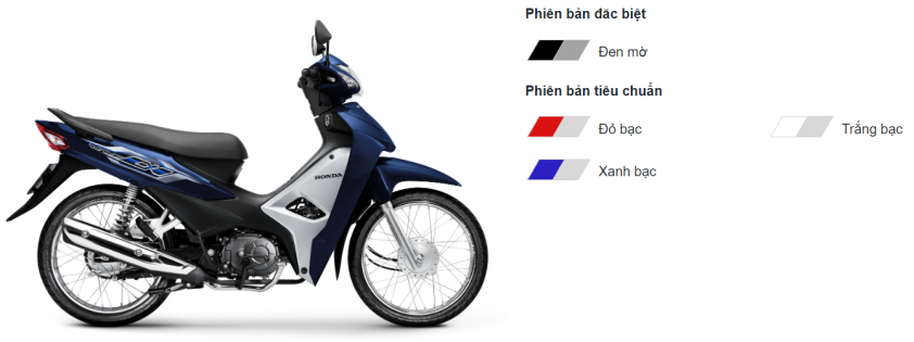 Honda Wave Alpha 2024 với nhiều phối màu