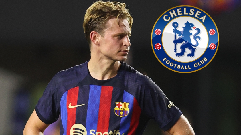 Chelsea dang tien rat gan đen viec đat được thoa thuan chieu mo Frenkie de Jong