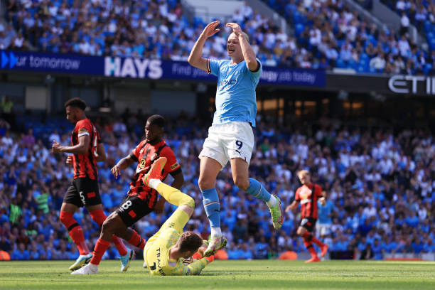Bournemouth nhận trận thua đậm trước Man City tại vòng 2 Premier League. Ảnh: Internet.