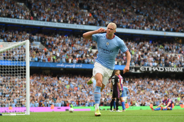Haaland xuất sắc lập hattrick trước Crystal Palace. Ảnh: Internet.