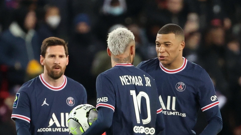 Bộ ba hủy diệt Messi - Neymar - Mbappe đang có phong độ cực kì cao. Ảnh: Internet.