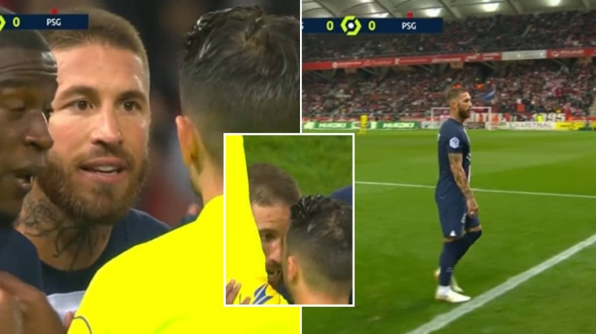 Sergio Ramos đối diện án phạt cực nặng sau tấm thẻ đỏ trước Reims 201617