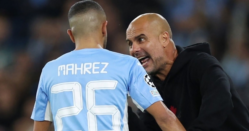 Pep Guardiola 'cạn lời' với Riyad Mahrez sau khi sút hỏng penalty 208949