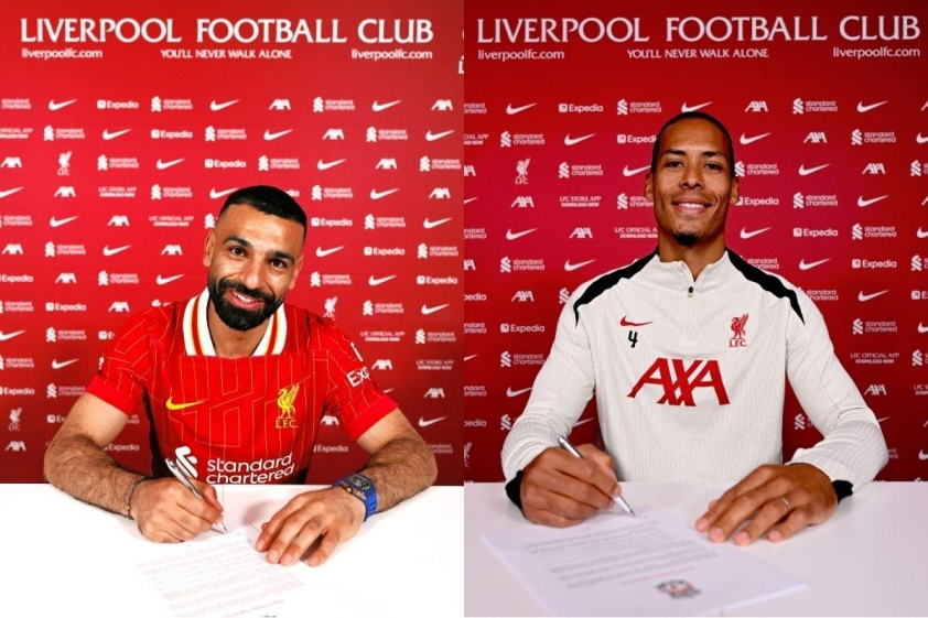Salah và van Dijk cam kết tương lai với Liverpool (Nguồn: Trang chủ CLB)