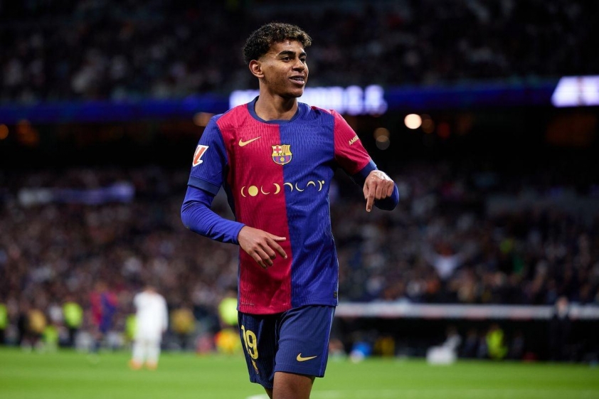 Real Madrid 5 lần 7 lượt ăn ngập hành trước chàng trai trẻ Lamine Yamal.