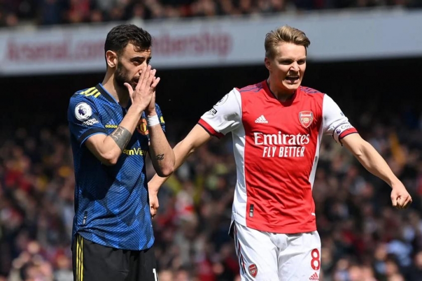 Vai trò của Bruno và Odegaard bị đặt dấu hỏi lớn (Ảnh: GOAL)