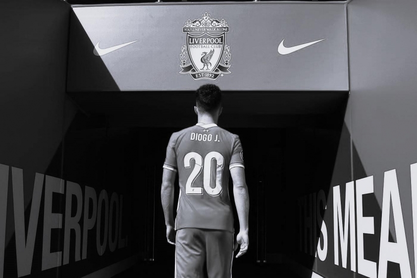 Số áo 20 của Jota là bất tử tại Liverpool từ nay và mãi về sau (Ảnh: Liverpool FC)